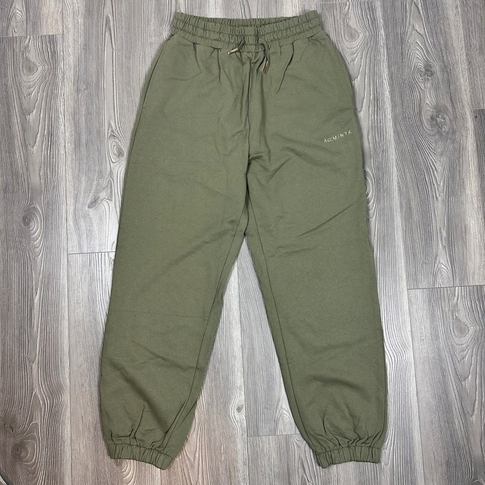 NWT Olive Green Arminta Cotton Jogger Sweatpants - SIZE M Casual Athleisure